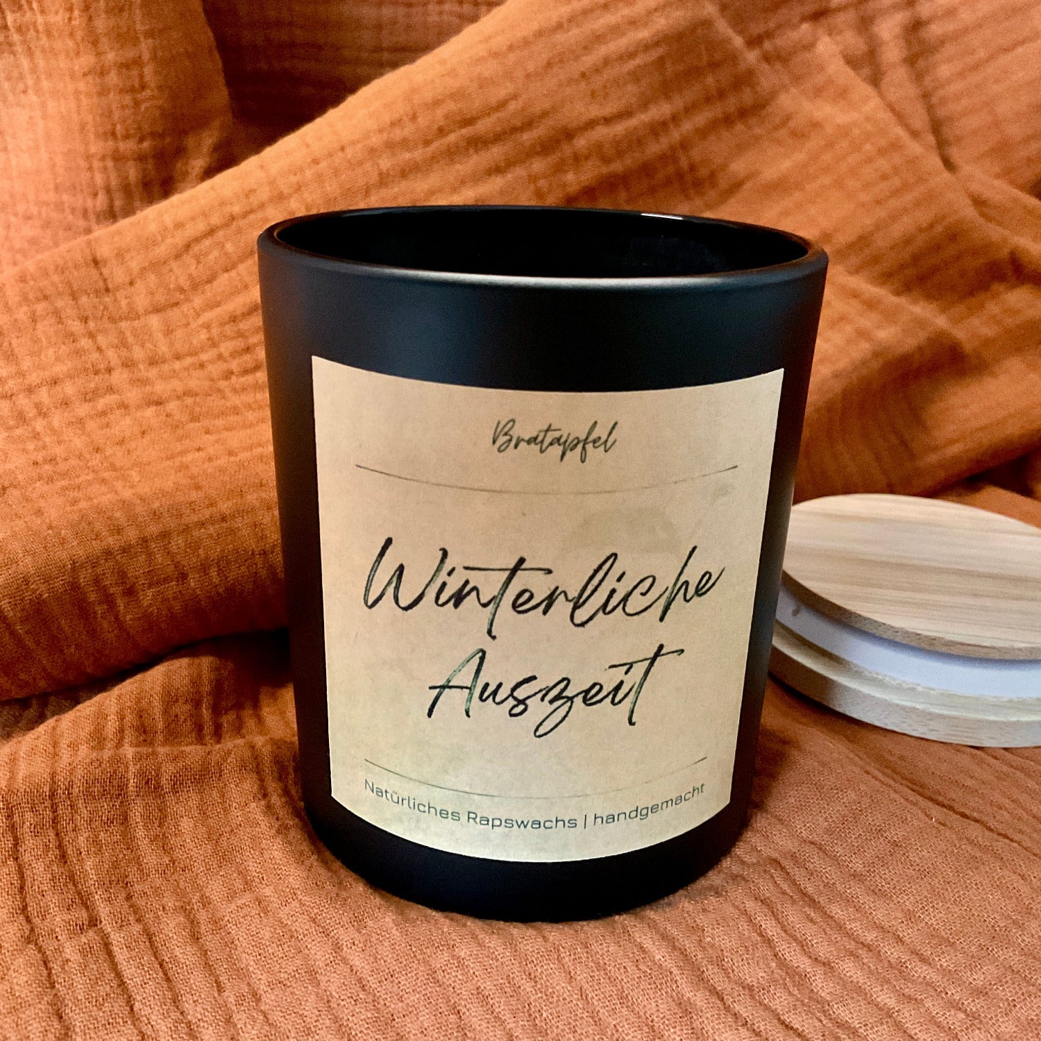 Winterliche Auszeit Duftkerze Bratapfel