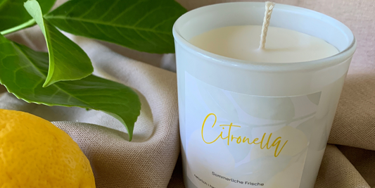 Citronella Kerzen: Sommerlicher Duft für entspannte Abende im Freien