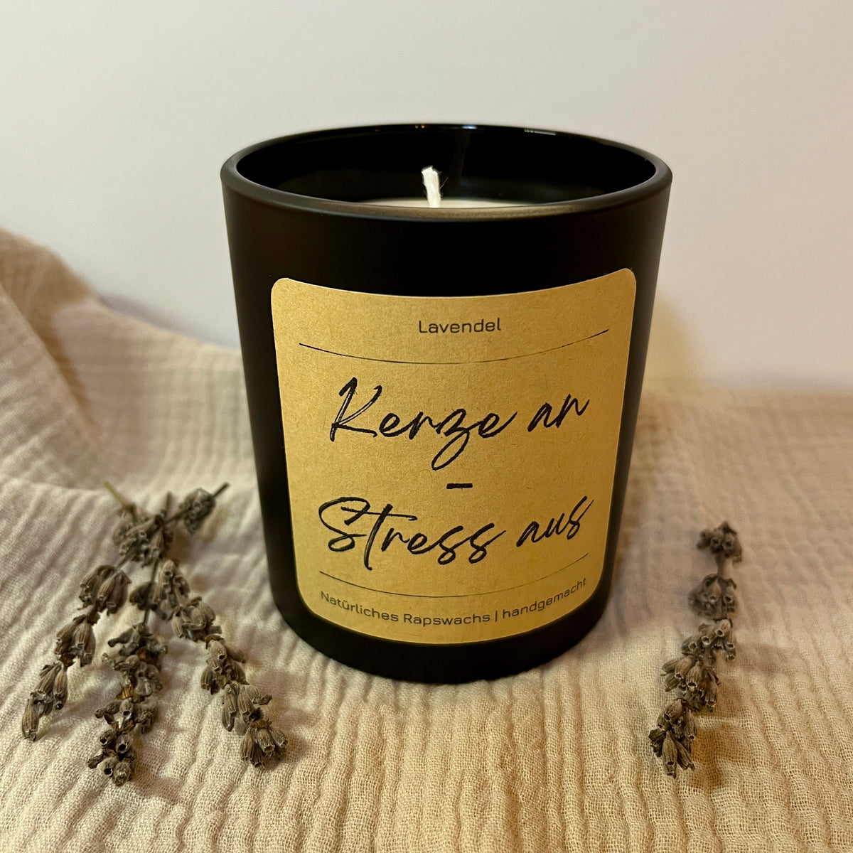 Lavendel Duftkerze