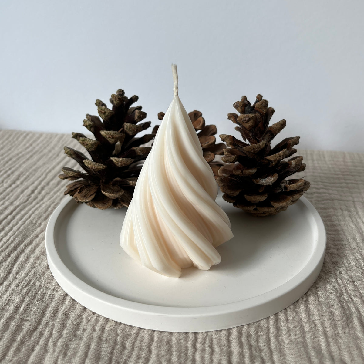 Rapswachs Kerze Tannenbaum – DIY-Kerzen